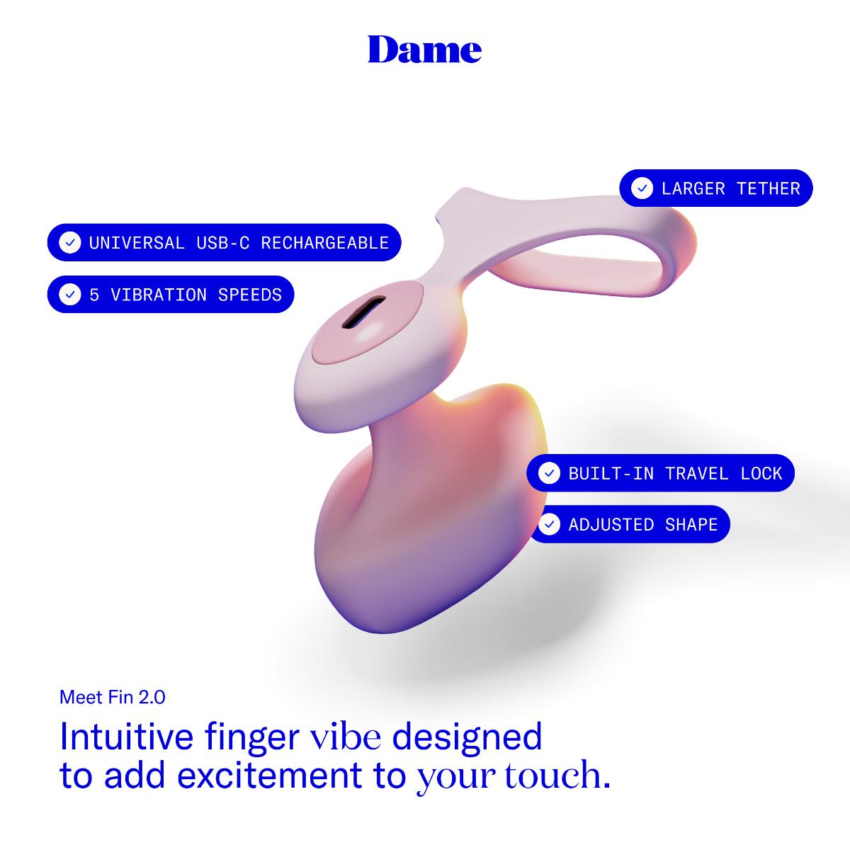 Dame Finger Vibe for Sexual Touch