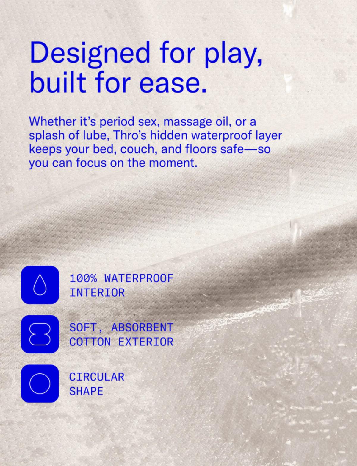 Intimacy Waterproof Blanket by Dame