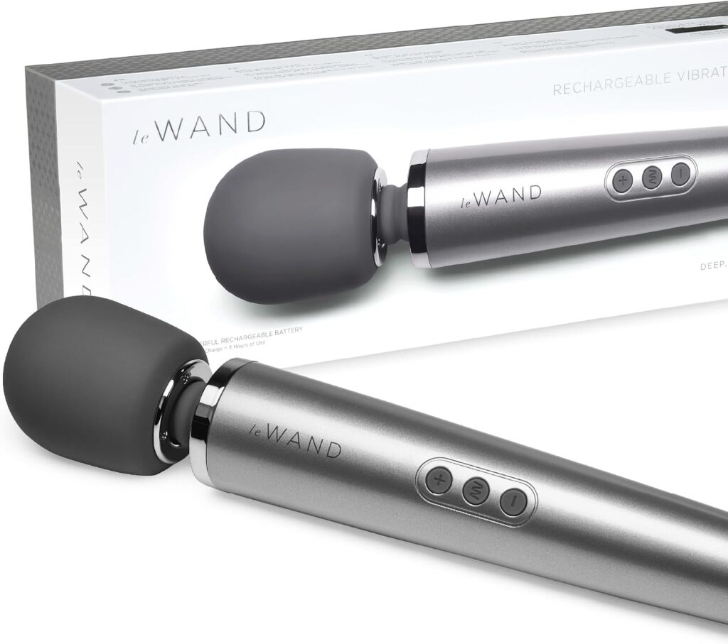 Le Wand Vibrator in Silver with Box