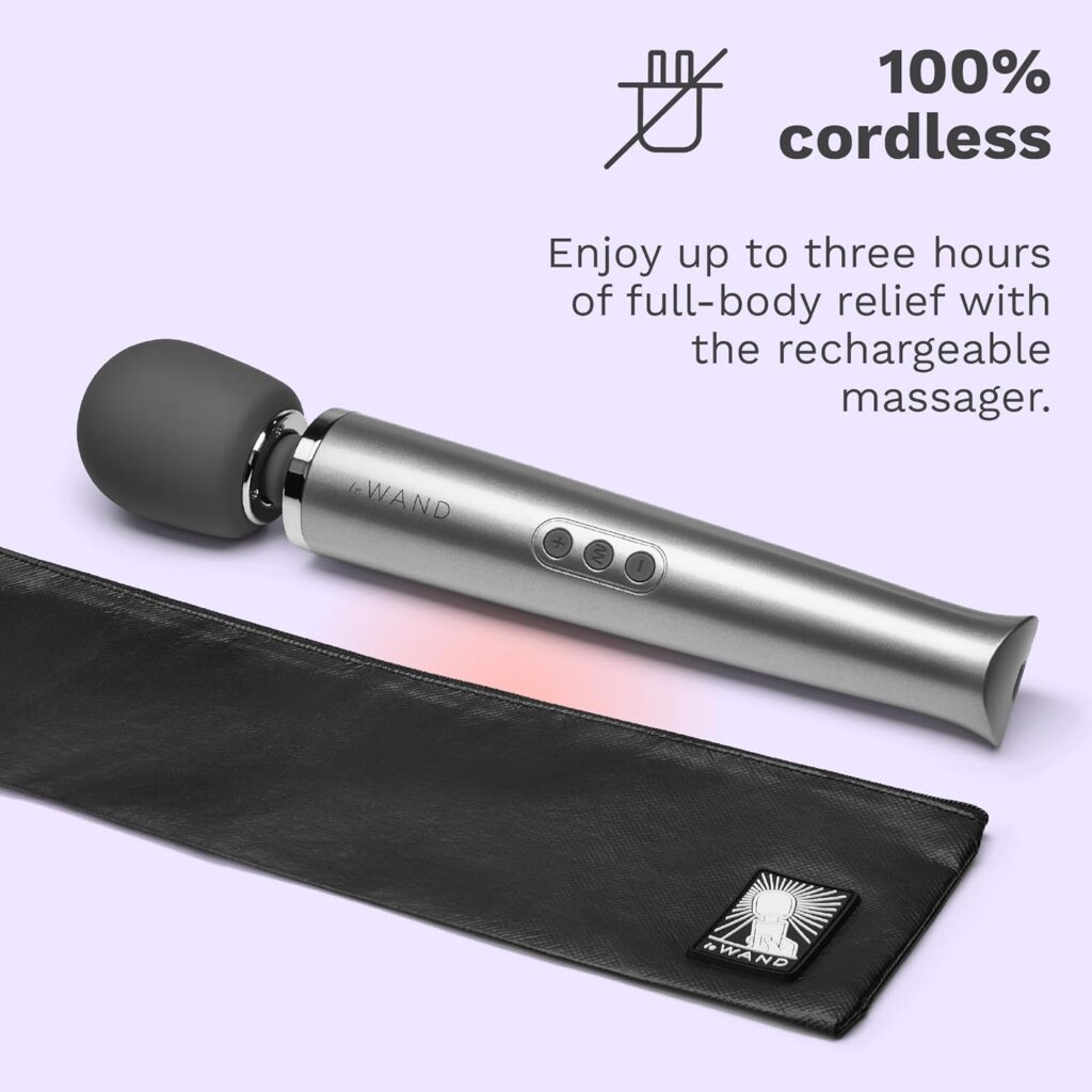 Le Wand Vibrator Bag with Recharger
