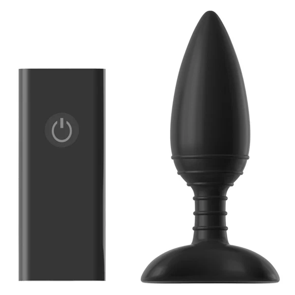 Nexus Ace Small Butt Plug in Black with remote