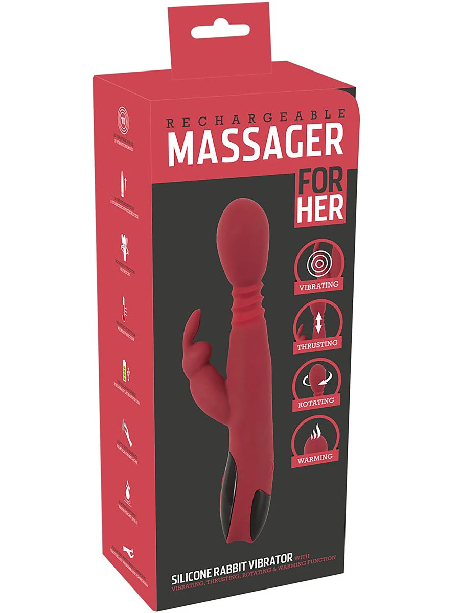 You2Toys Heated Rabbit Vibrator for Her Box