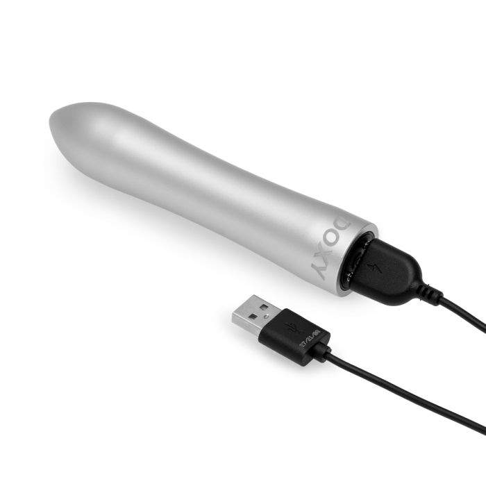 Doxy Silver Bullet Vibrator With Recharger
