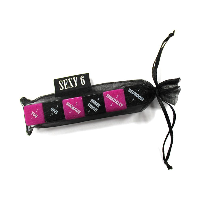 Bag with Dice for Sexy 6 Game